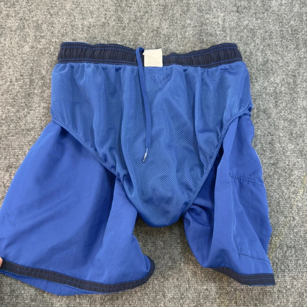 Nike Cargo Swim Trunks Board Shorts Blue Size Small